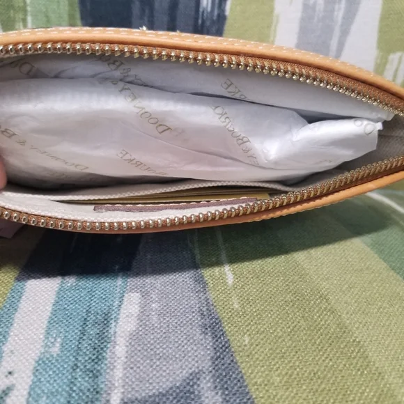 Dooney & Bourke Hydrangea Monogram Cosmetic Pouch Multipurpose Clutch LAST ONE